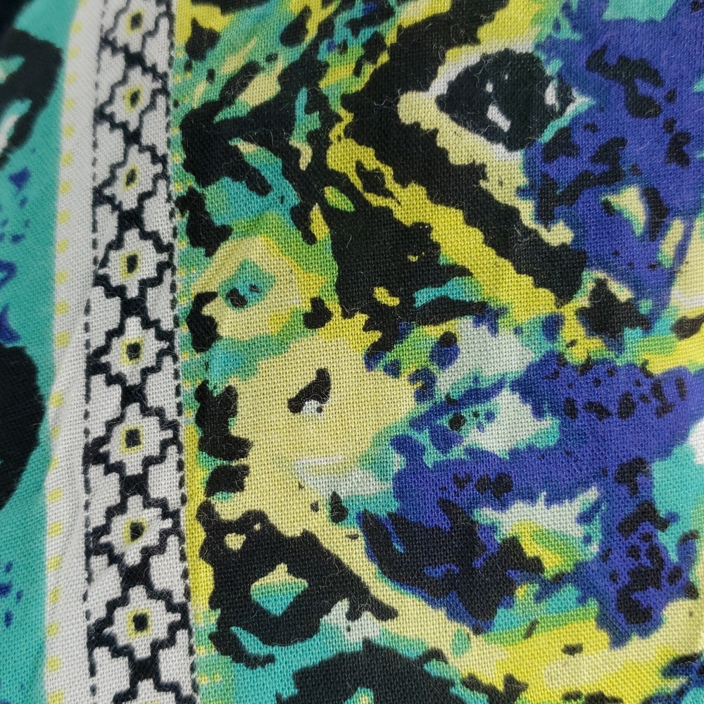 Chelsea & Theodore Viscose Button Up Long Sleeves Shirt Tunic Size 2X Bohemian - Picture 14 of 14